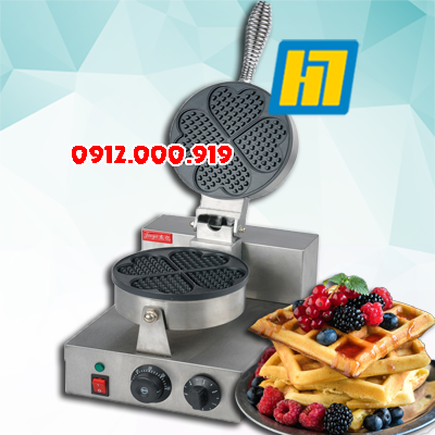 Máy Làm Bánh Waffle Hình Tim